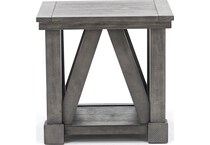 lane furniture grey end table   