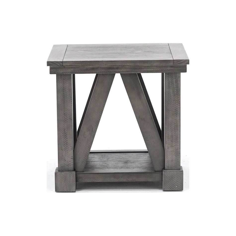 lane furniture grey end table   