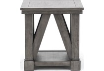 lane furniture grey end table   