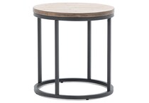 lane furniture saw marks end table   