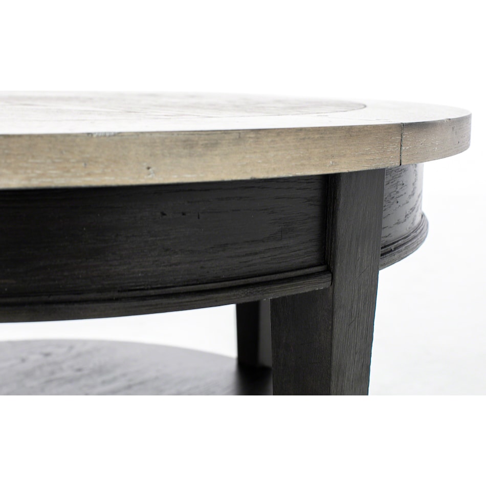 laza black cocktail table hanco  