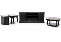 laza black console hanco  