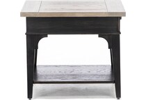 laza black end table hanco  