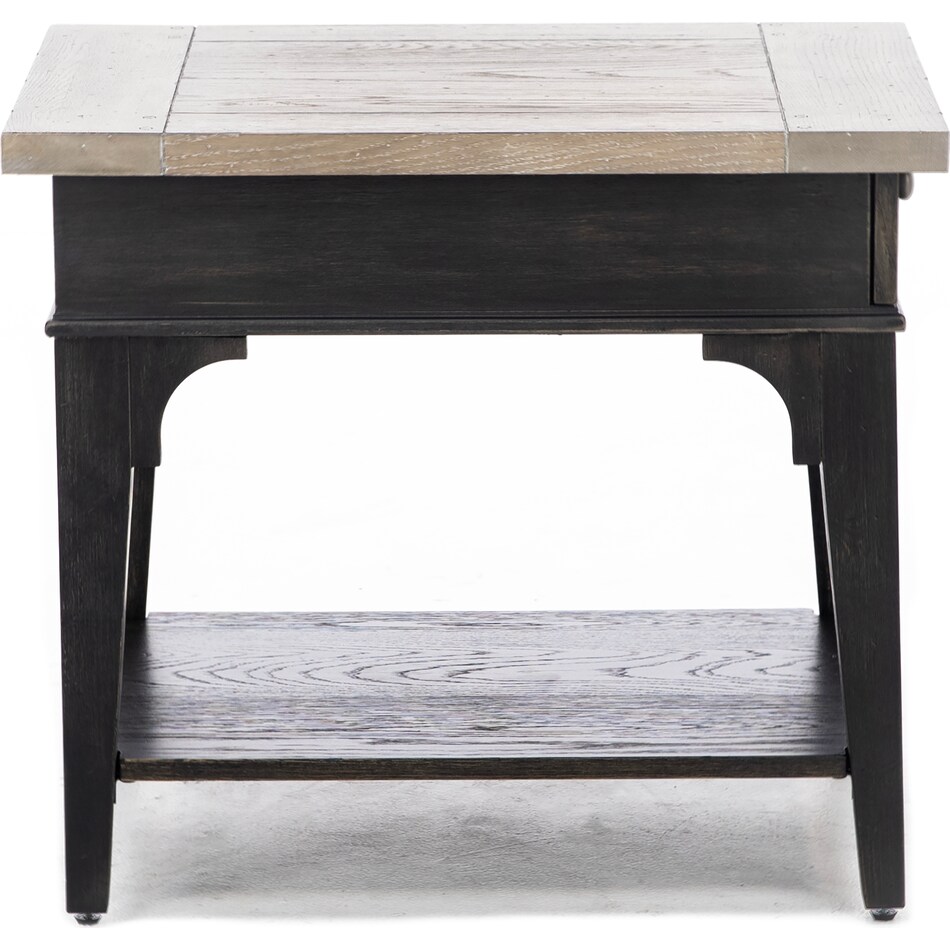 laza black end table hanco  