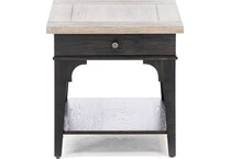 laza black end table hanco  