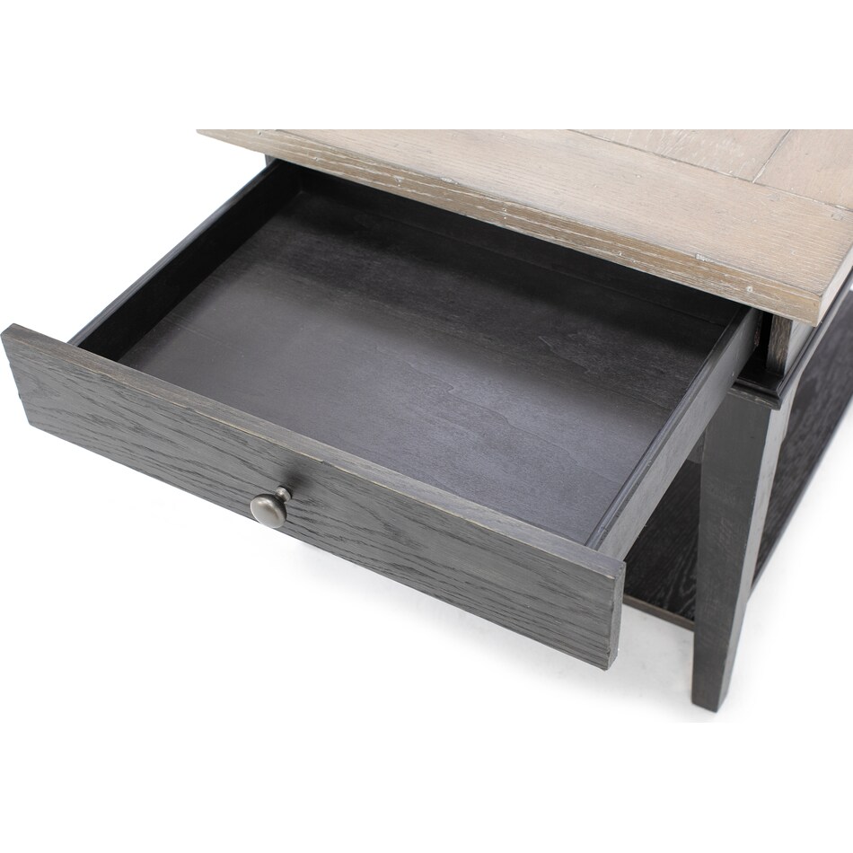 laza black end table hanco  