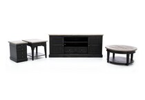 laza black end table hanco  