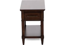 laza brown chairside table lng  