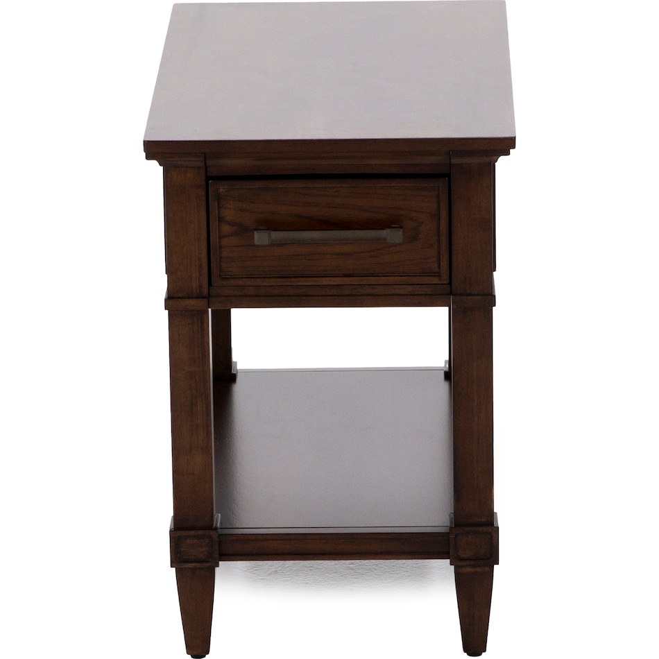 laza brown chairside table lng  