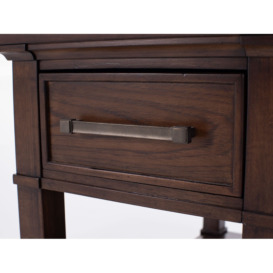 laza brown chairside table lng  