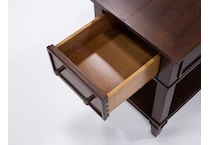 laza brown chairside table lng  