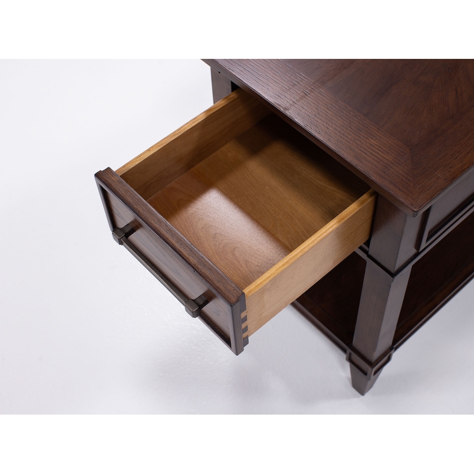 laza brown chairside table lng  