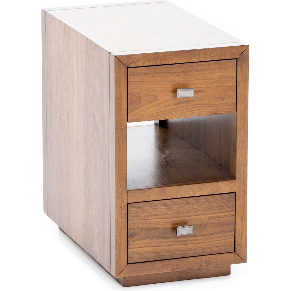 laza brown chairside table prm  