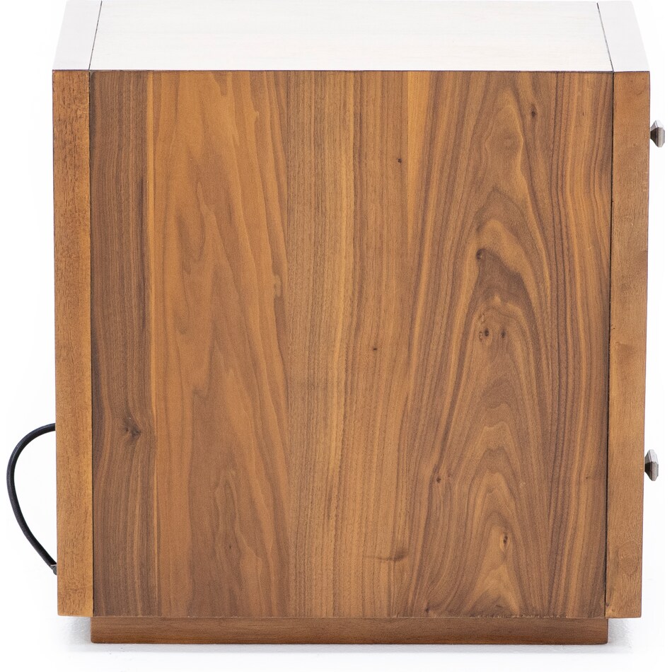 laza brown chairside table prm  
