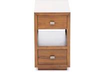 laza brown chairside table prm  