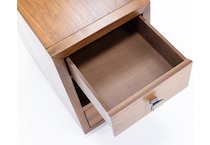 laza brown chairside table prm  