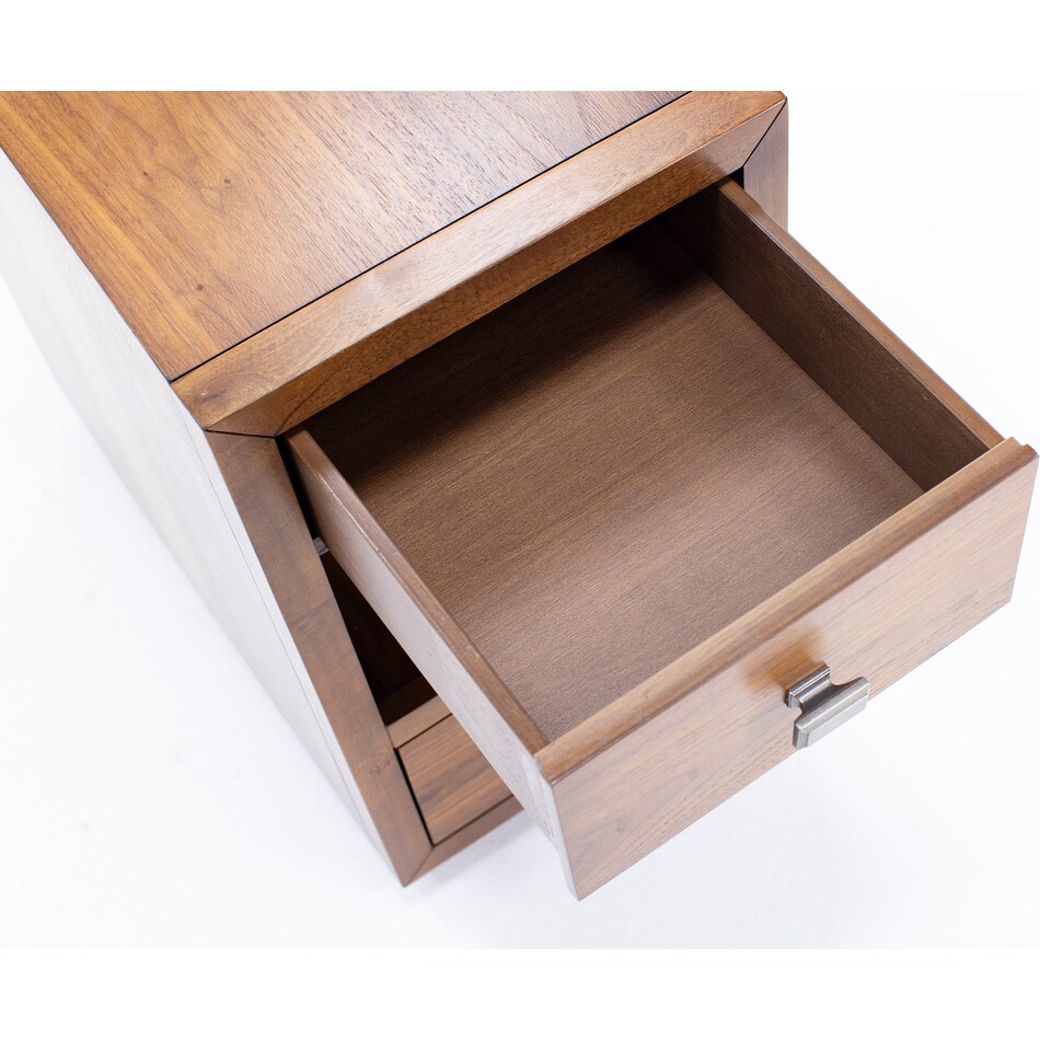 laza brown chairside table prm  