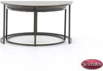 laza brown cocktail table  image   
