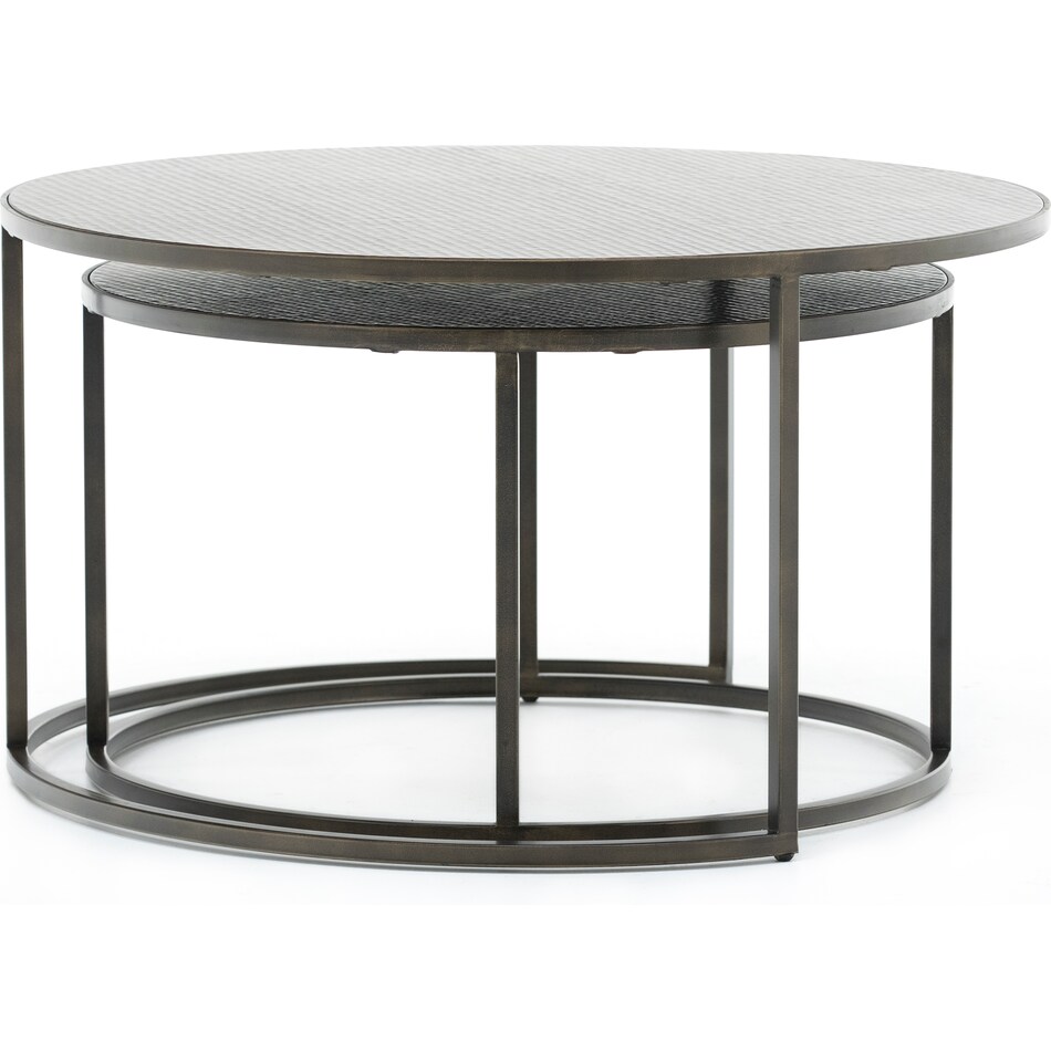 laza brown cocktail table   