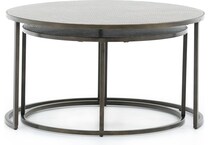 laza brown cocktail table   