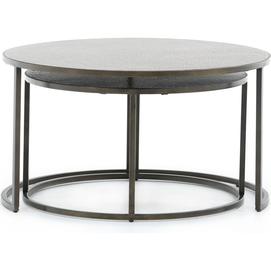 laza brown cocktail table   