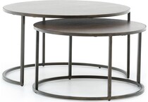 laza brown cocktail table   