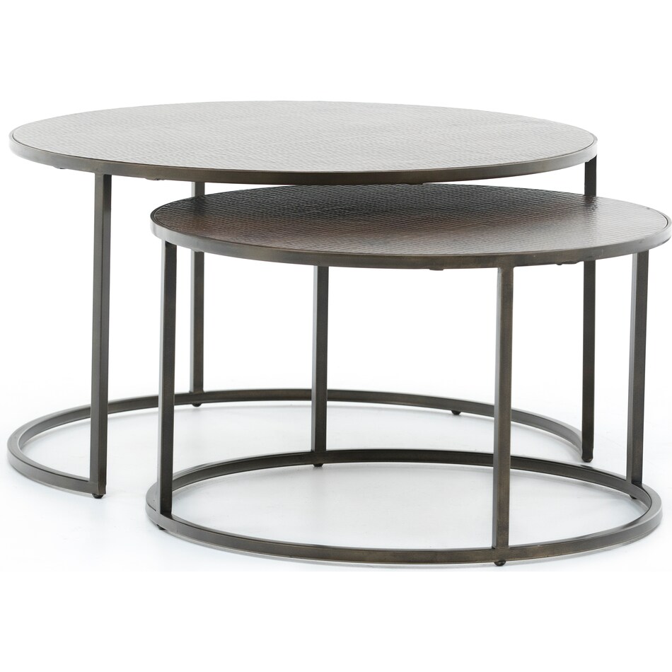 laza brown cocktail table   