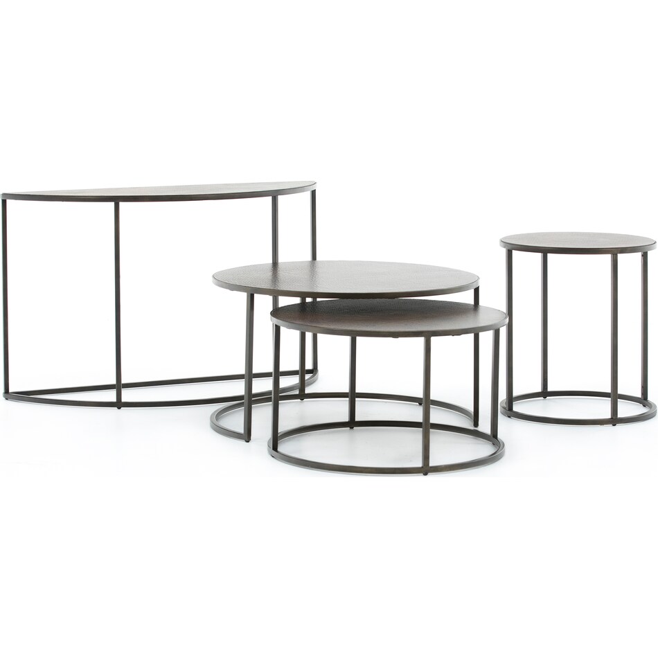 laza brown cocktail table   