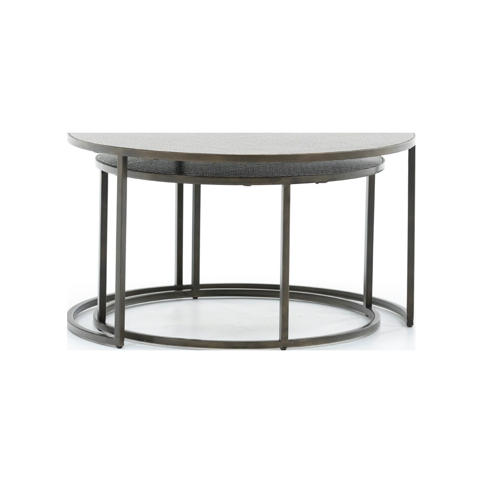 laza brown cocktail table   