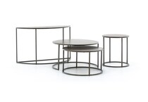 laza brown cocktail table   
