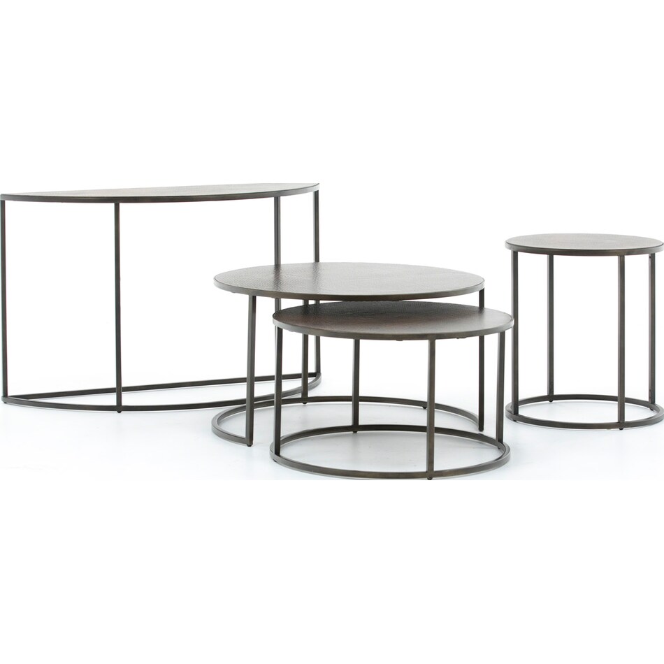 laza brown cocktail table   
