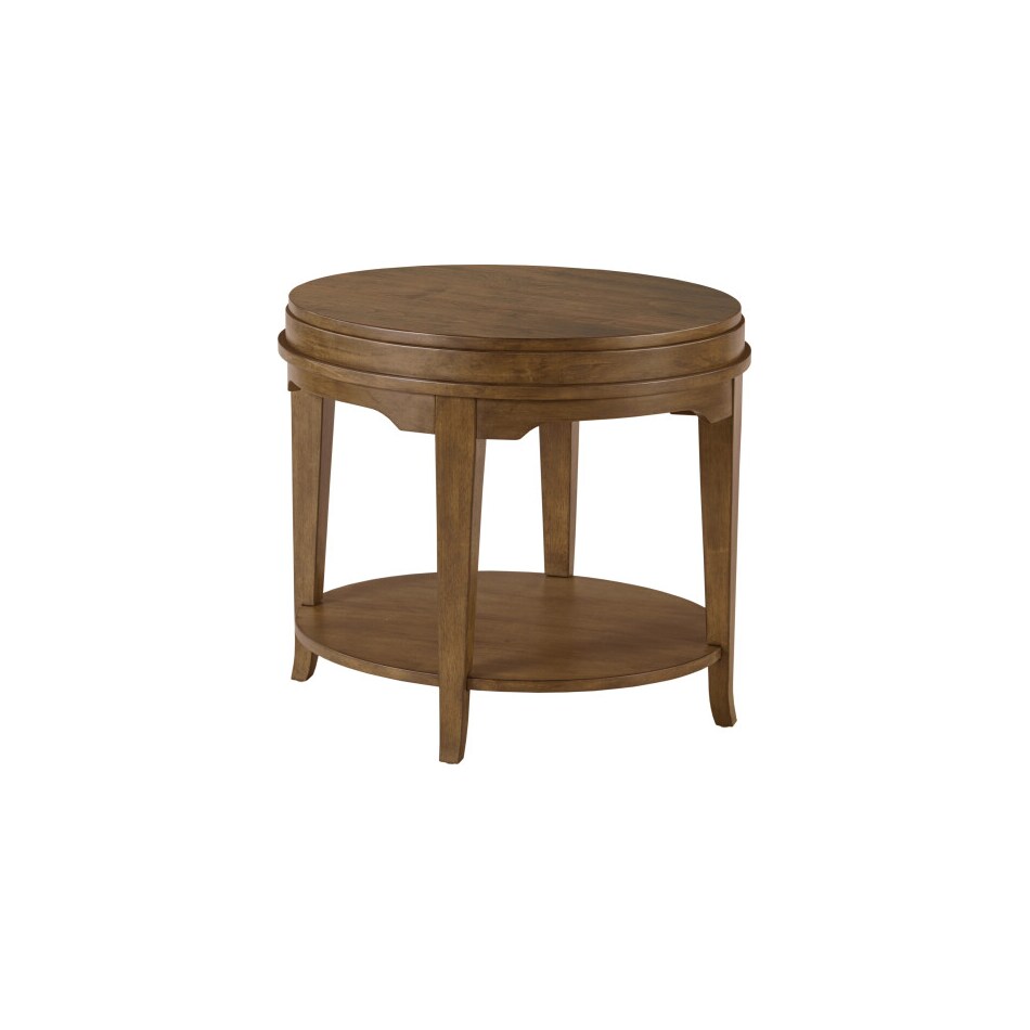 laza brown end table nic  