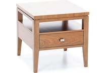 laza brown end table prm  