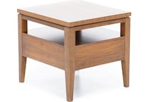 laza brown end table prm  