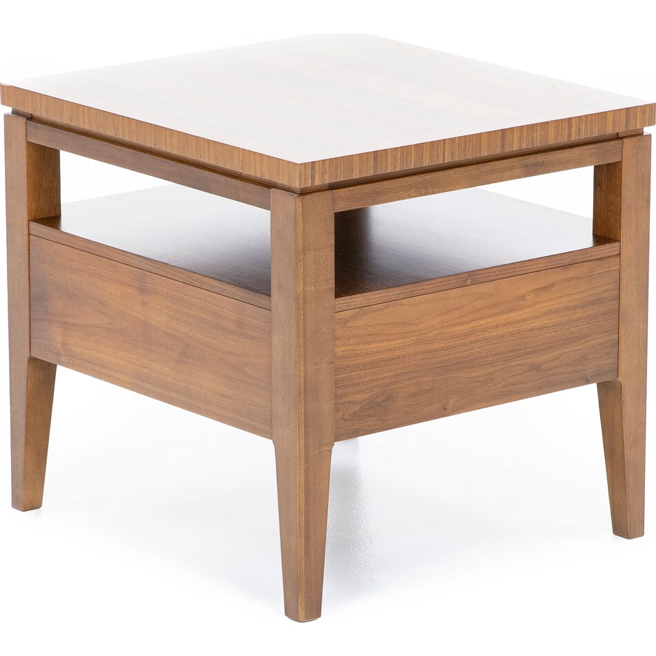 laza brown end table prm  
