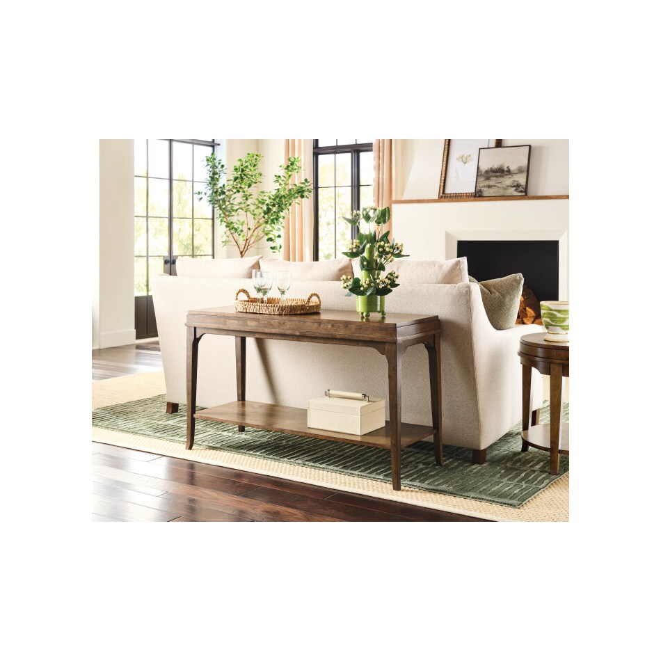 laza brown sofa table nic  