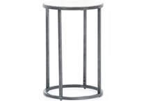 laza grey end table   