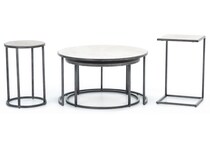 laza grey end table   