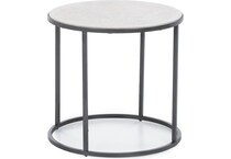 laza grey end table bsc  