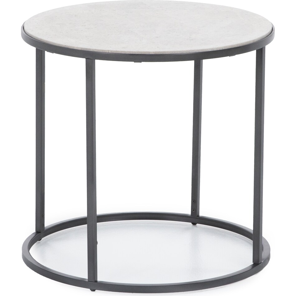 laza grey end table bsc  
