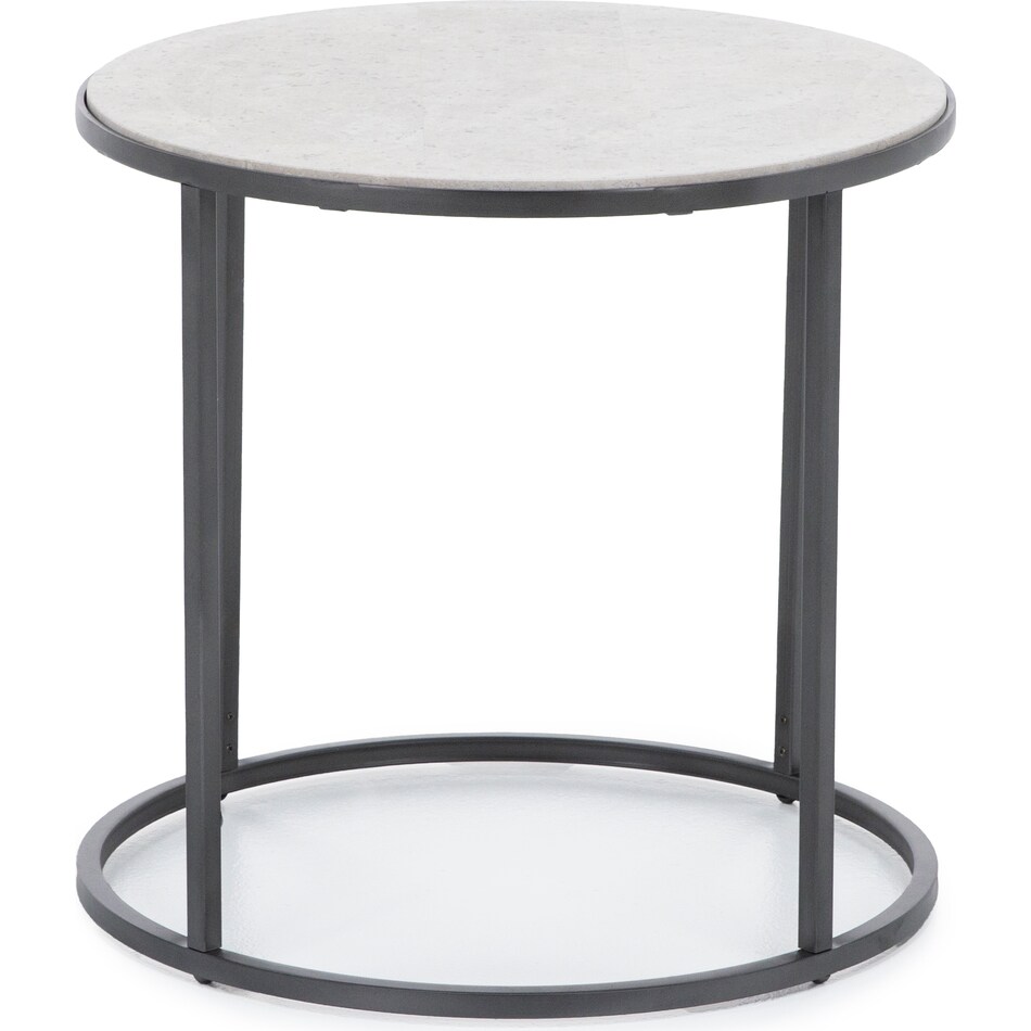 laza grey end table bsc  