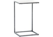laza grey end table   