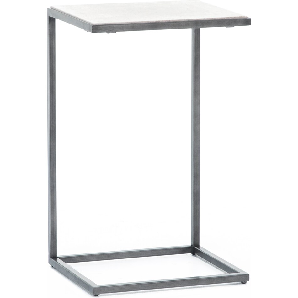laza grey end table   