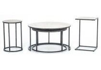 laza grey end table   