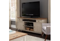 lbtx antique white w  chestnut top wall component   
