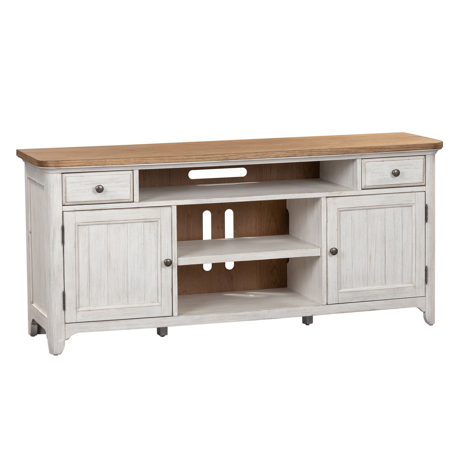 Farmhouse Reimagined Entertainment TV Stand | Steinhafels