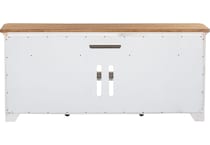 lbtx antique white w  chestnut top wall component   