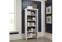 lbtx white bookcase   