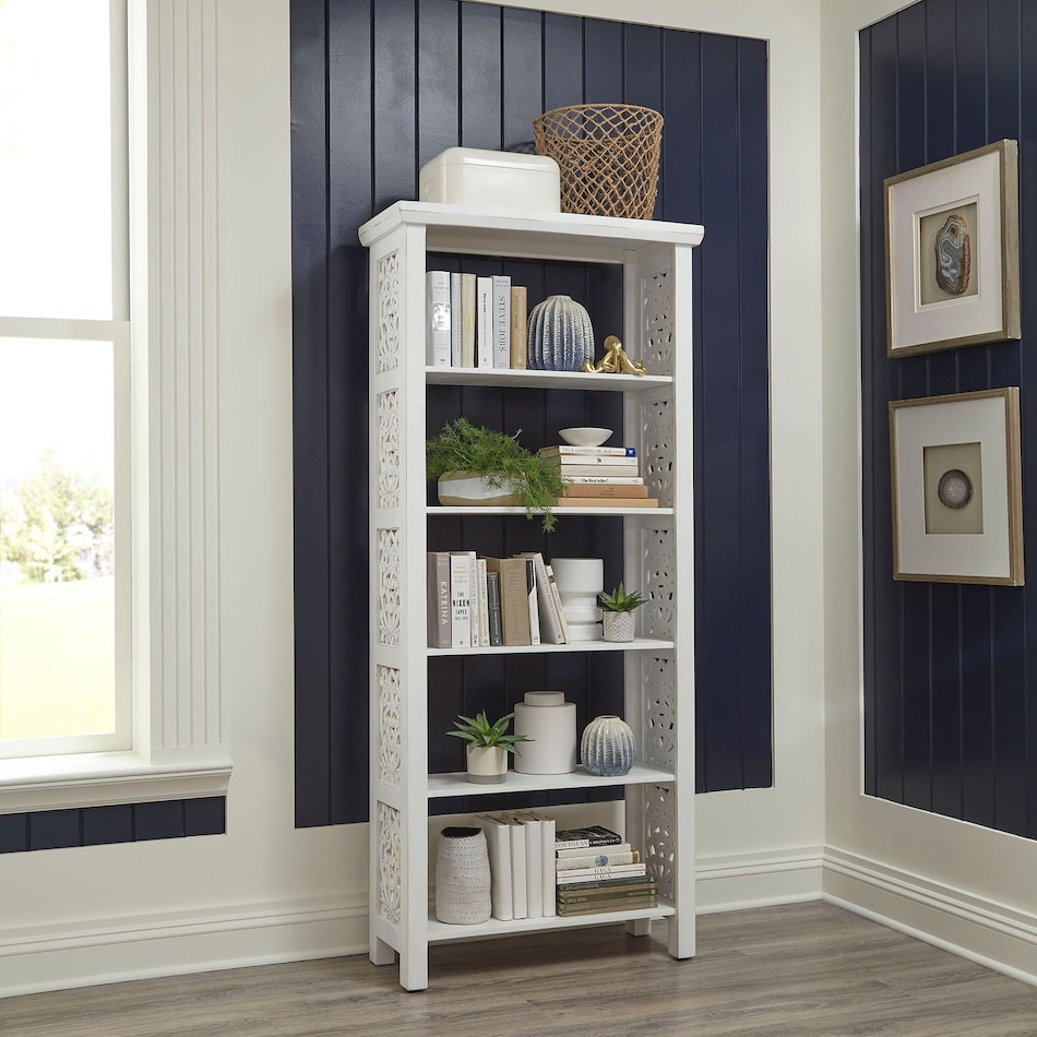 lbtx white bookcase   