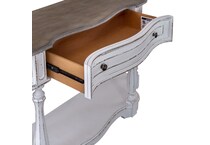 lbtx white hall entry table   